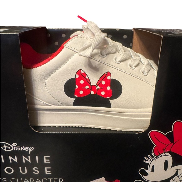 Disney Minnie Mouse White Sneakers size 7 - Picture 2 of 6
